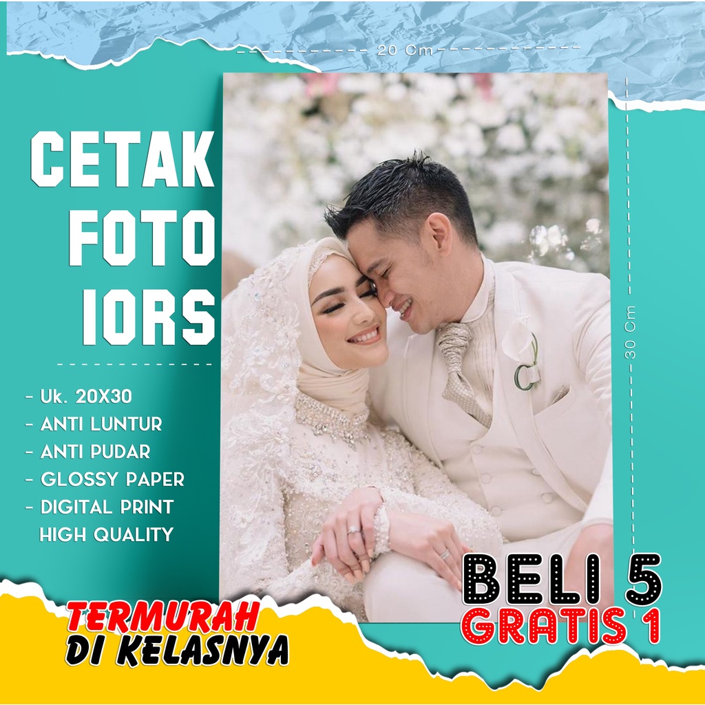 CETAK FOTO 10 RJ / 10 R Gratis Laminasi
