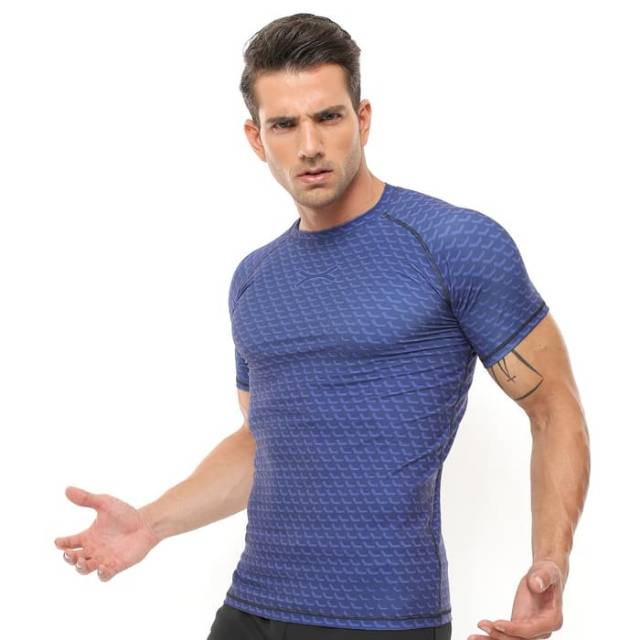 FTS-024UN Kaos sport fitness bodyfit FLEX ungu