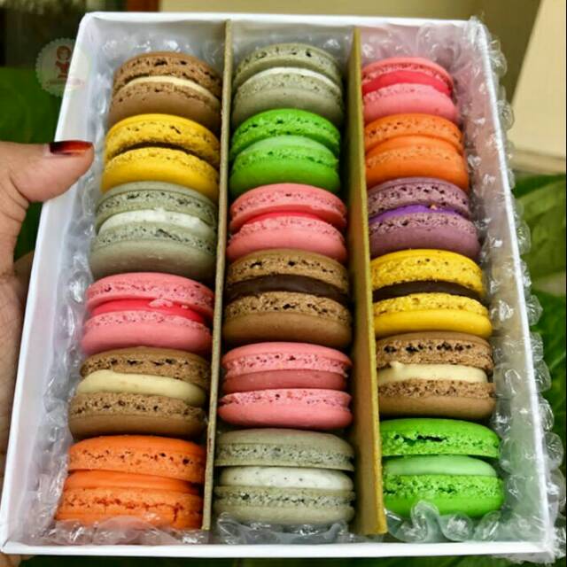 

Reguler macaron isi 18