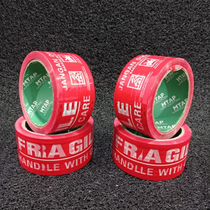 

GPACK Lakban Fragile Merah 48mm x 60m
