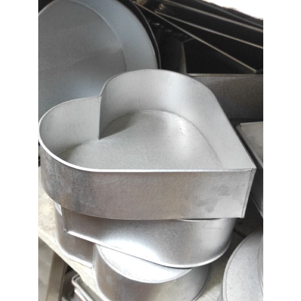 loyang kue love cetakan cake bolu kukus panggang lapis