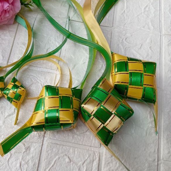 Ketupat Pita Jepang Lebaran Idul Fitri Hiasan Hampers Dekorasi