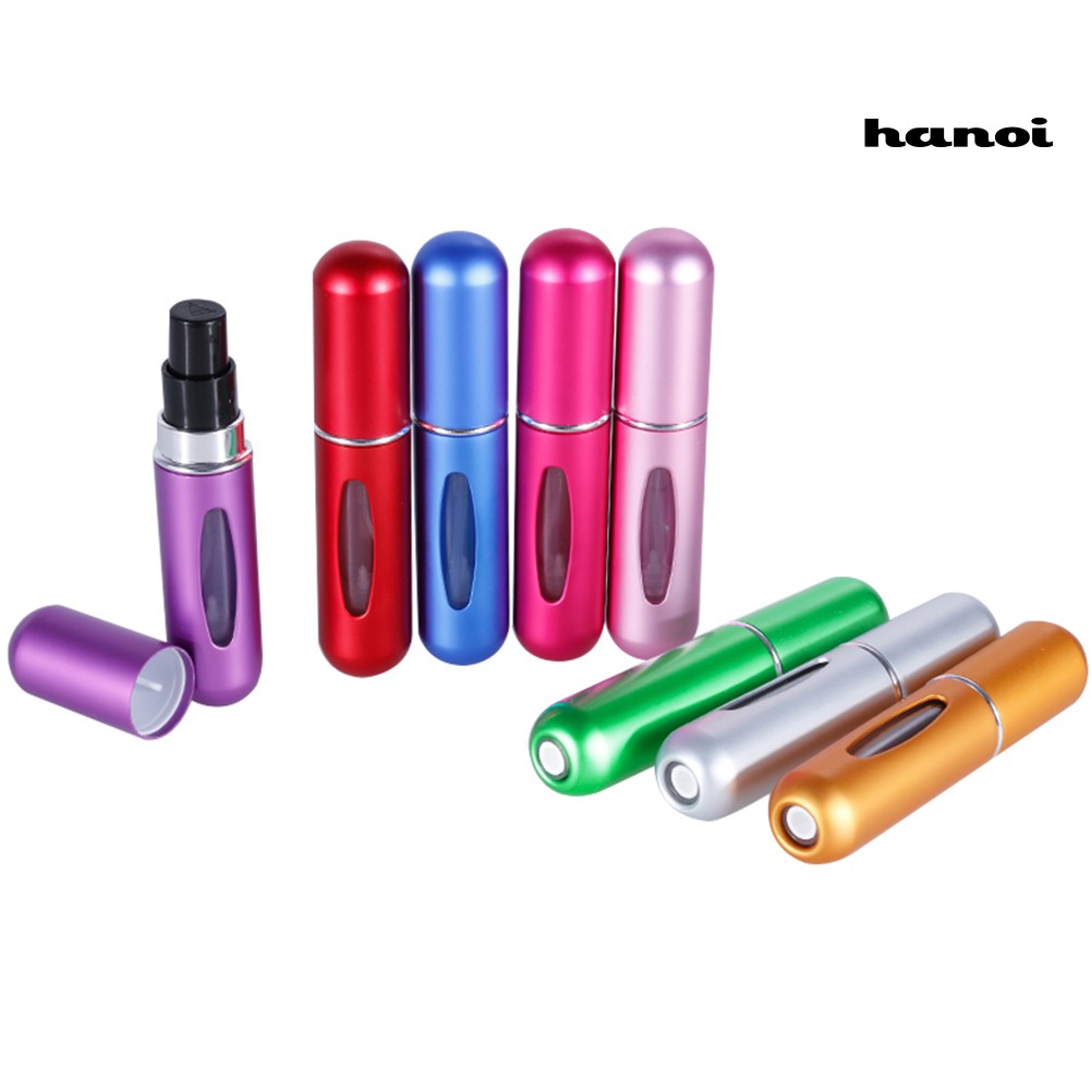 PZ_5ml Portable Travel Mini Refillable Perfume Spray Bottle Atomizer Container