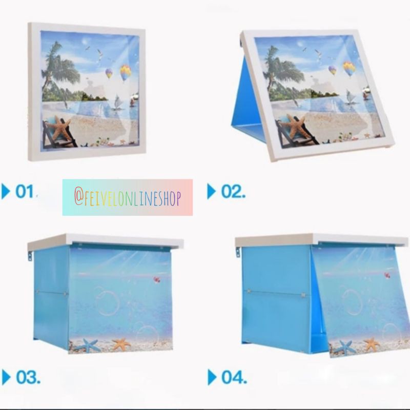 Lemari box lipat serbaguna