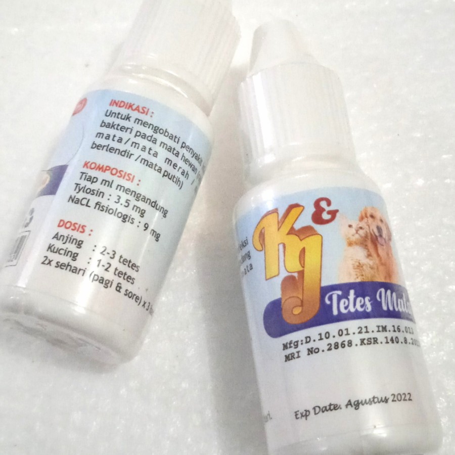 K&amp;J TETES MATA 10 ML OBAT MATA KUCING DAN ANJING