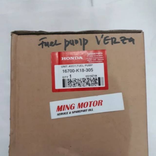 Fuel Pump Verza K18 asli Ahm