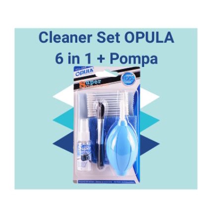 Cleaning set opula 6in1 cleaner for Lcd Led camera lens laptop hp tab ipad iphone KCL-4060 KCL4060