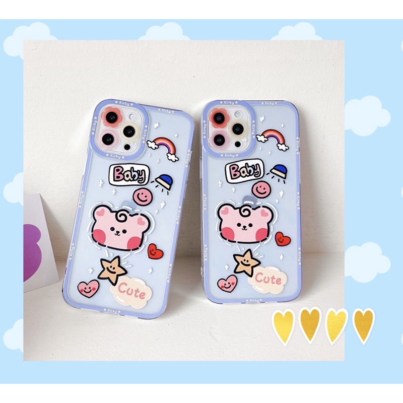 FH26 Softcase Protection Teddy Bear casing for Oppo A15/A15s,A33/A53,A3s/Realme 2 U1 U2 C1 A5s A12 A11k A7 A52/A72/A92,Reno 4 5 5F C11 C12 C15 C20 C21 C25 C2/A1k 5 5i 5s/C3 Narzo 20 30A vivo V20 Y11/Y12/Y15/Y17 Y20 Y20i Y20s Y30 Y30i Y50 Y91 Y91c Y93 Y95