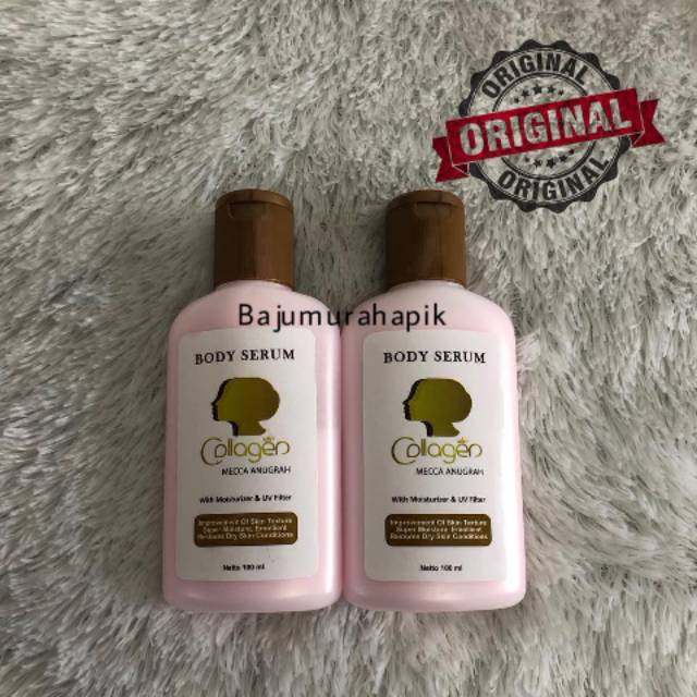 Body Serum Mecca Anugerah BPOM/Body Serum Bibit Collagen Mecca bpom/body serum mecca pink bpom