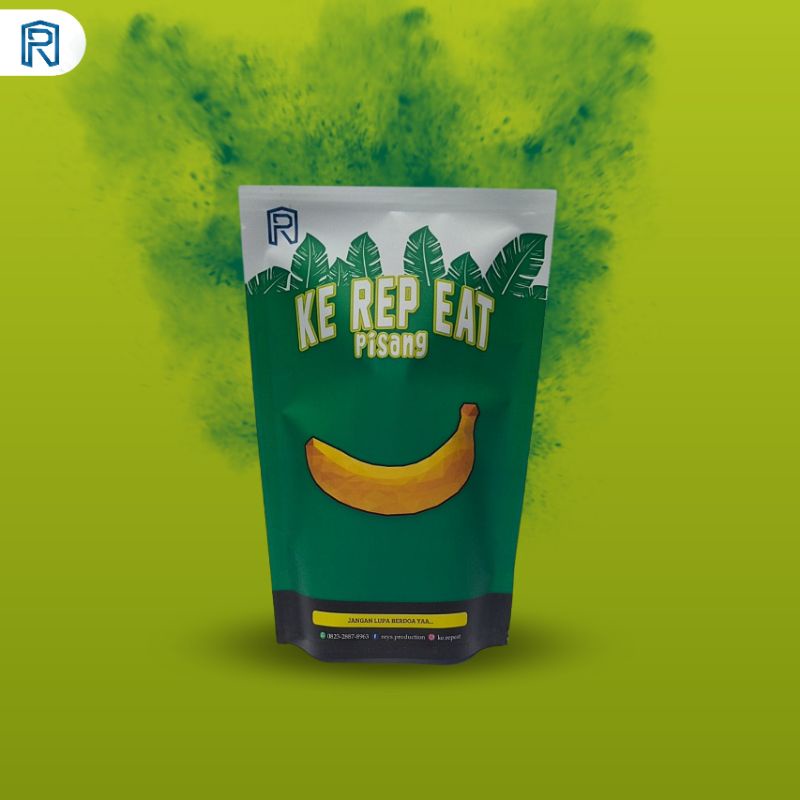 

keripik pisang matcha