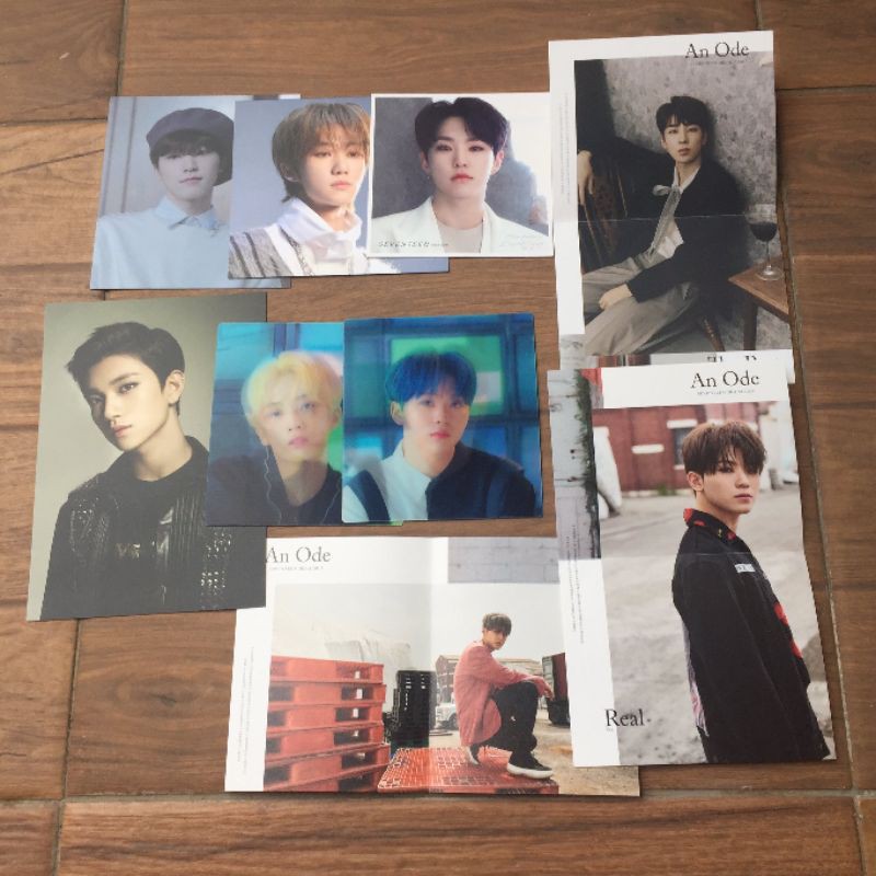 BTS, Entry Card, Lenti YMMD, Folding Poster Mingyu Wonwoo Hoshi Woozi Jeonghan