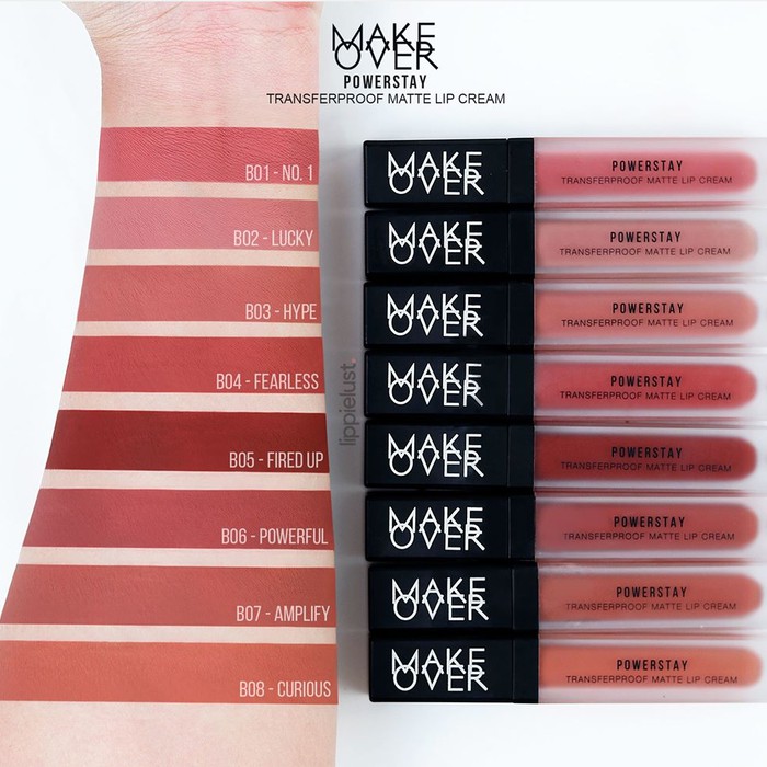 MakeOver Powerstay TransferProof Matte Lip Cream