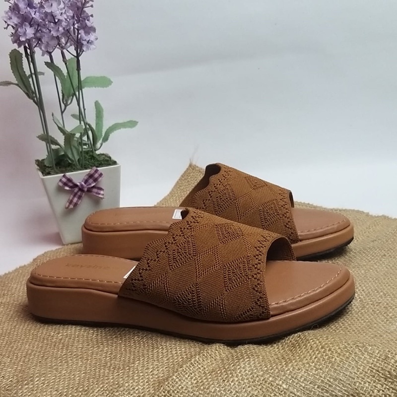 KAYZINEVA Sandal Wanita Plip Plop Rajut Premium SP01