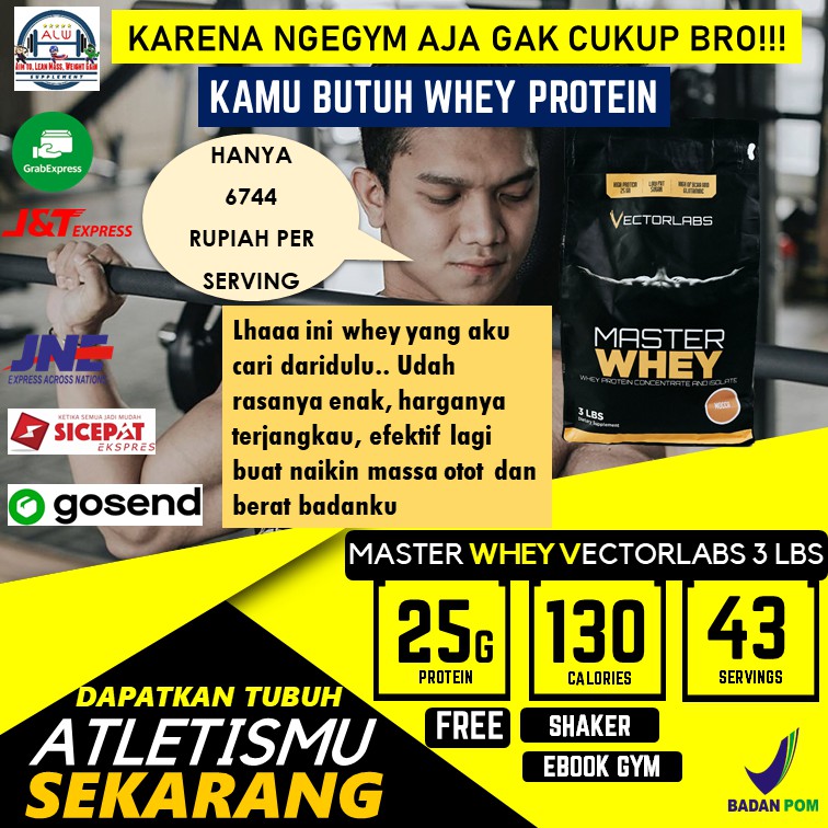 Master Whey Vectorlabs 3 lbs