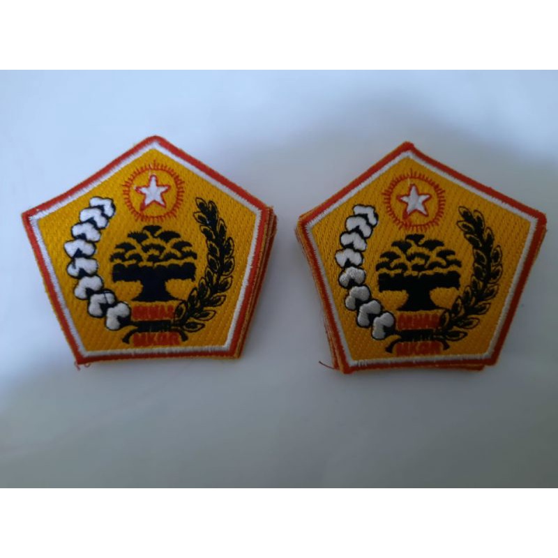 BADGE LOGO ORMAS MKGR BORDIR KOMPUTER
