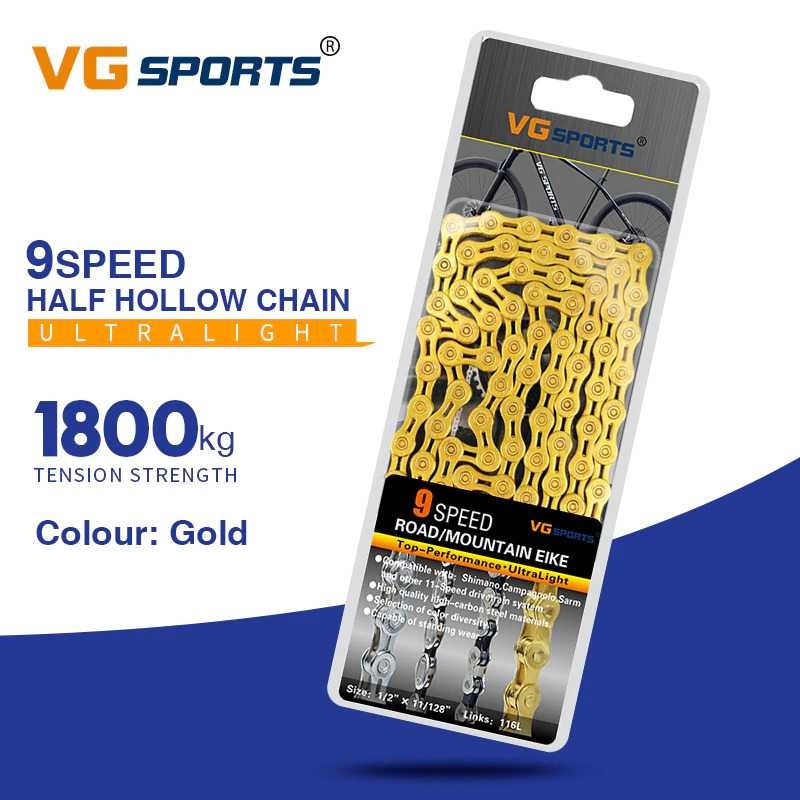 Rantai Sepeda VG Sports Bicycle Chain Half Hollow 8/9/10 Speed