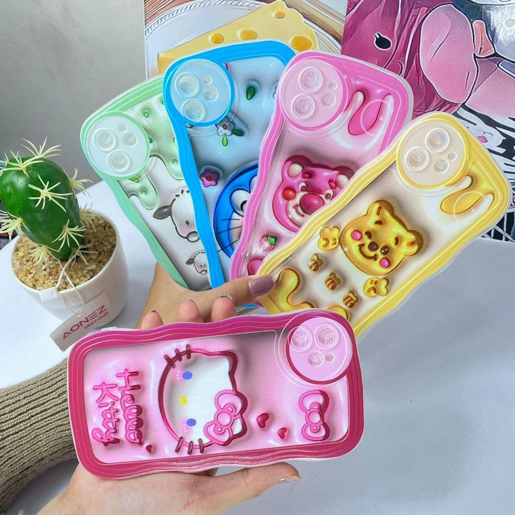 [GL03] CASE CLEAR GELOMBANG MOTIF FOR ALL TYPE OPPO/VIVO/SAMSUNG/REALME/XIAOMI/IPHONE/INFINIX - GELO