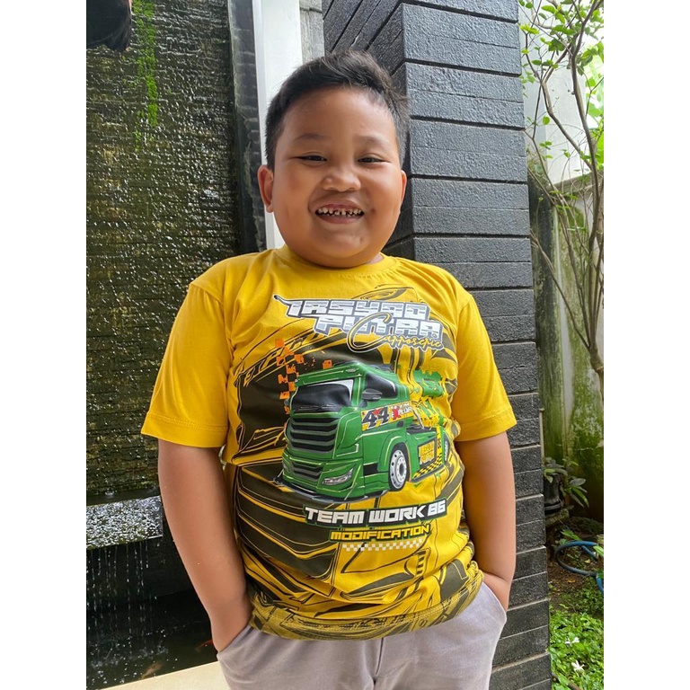 Kaos Anak Canter Explore Kuning IRSYAD PUTRA KAROSERI