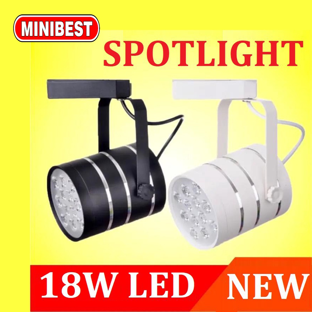 MINIBEST PRO LAMPU SOROT SPOTLIGHT TRACK Rell model tabung 3W 7W 12W 18W FITING SOROT