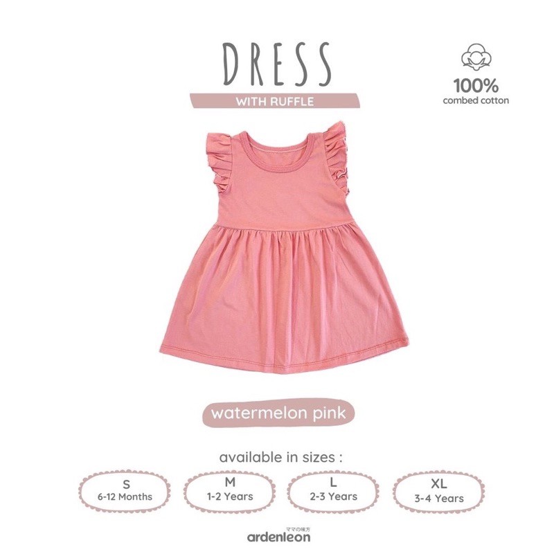 arden&amp;leon ruffle dress