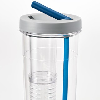 IKEA UPPLADDA Infused water bottle with a straw | Shopee Indonesia