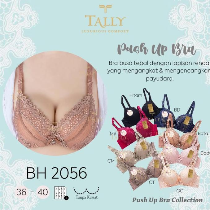 Push up Bra renda cantik tanpa kawat Tally Nayla