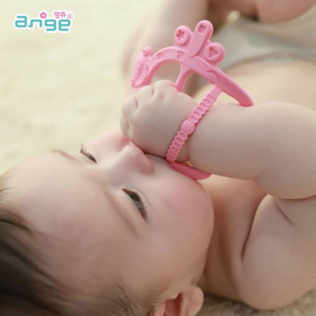 ANGE TEETHING GLOVES TEETHER GLOVE (TANPA CASE)