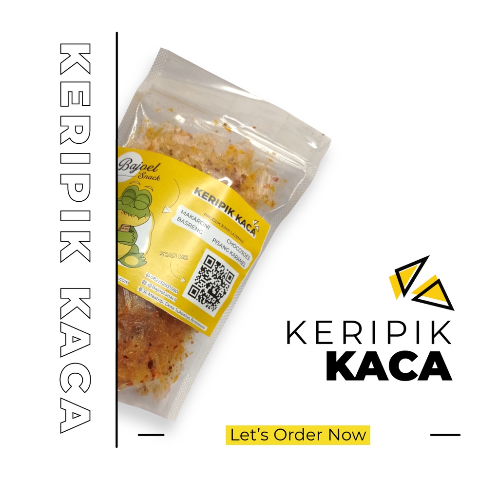 

Bajoel Snack Keripik Kaca Makanan Camilan Ringan Daun Jeruk Pedas Kering Instan Murah Keripik