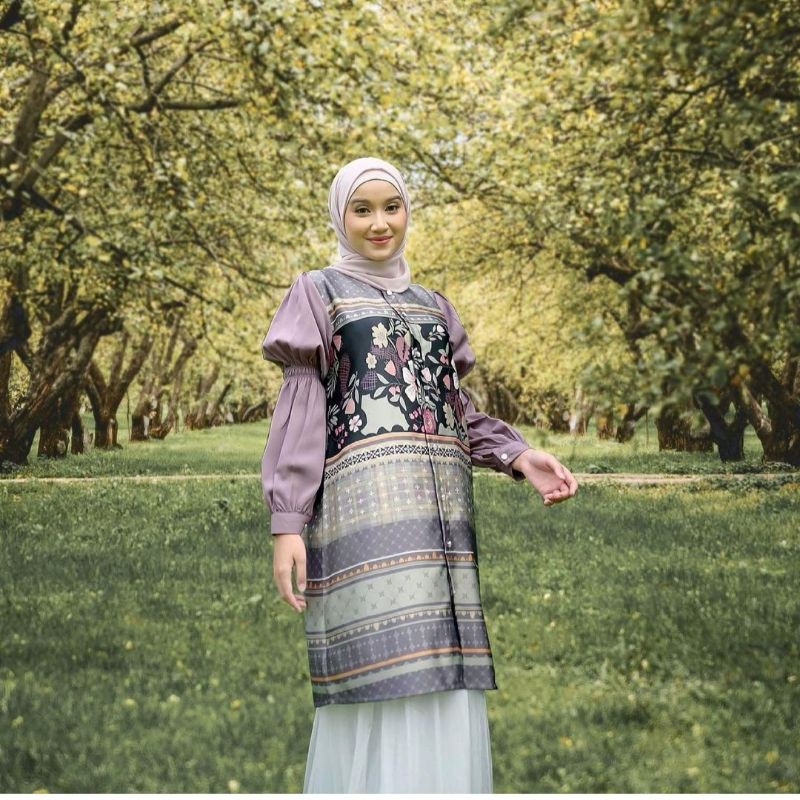 Binar Blouse Nature XL Vanilla Hijab