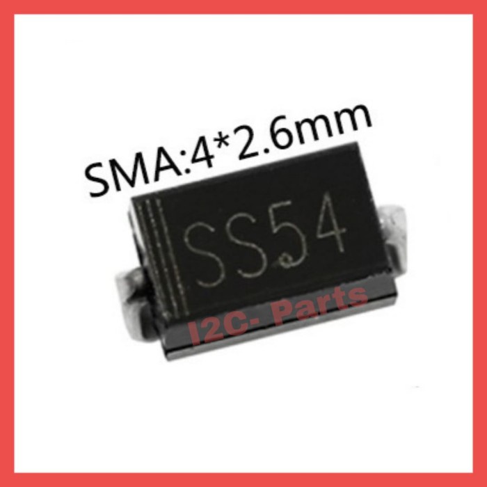 DIODA SS54 SMD 5A 1N5824 SMA DO-214AC SCHOTTKY BARRIER RECTIFIER SR540