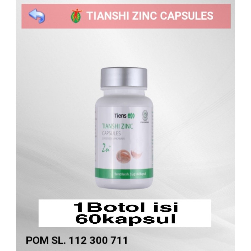 Tiens / Tianshi Zinc Capsules, ORIGINAL 100%