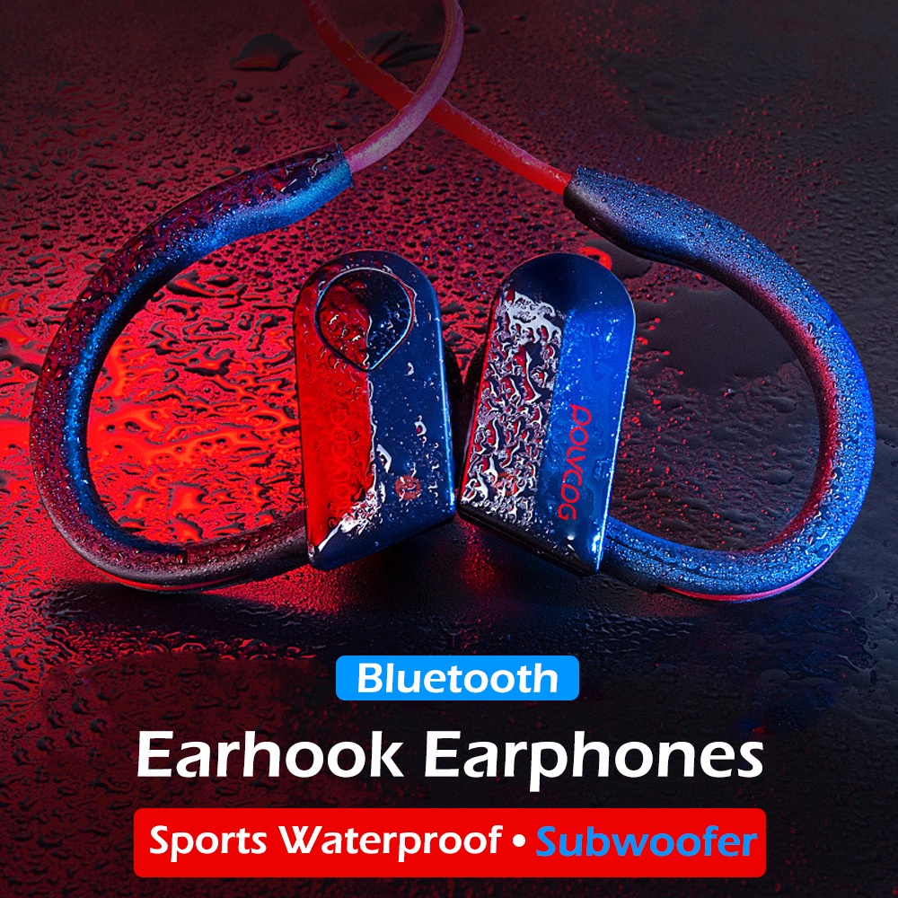 K98 Olahraga Tahan Air Wireless Earphone Bluetooth 5.0 with Mic Subwoofer Stereo Dual Ear Hanging Ear Running Wireless Headset Bluetooth Earbuds