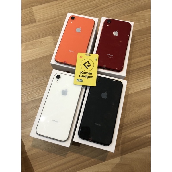 iPhone XR - 64gb - 128gb - 256gb - White - Black - Red - Blue - Coral - Yellow-4
