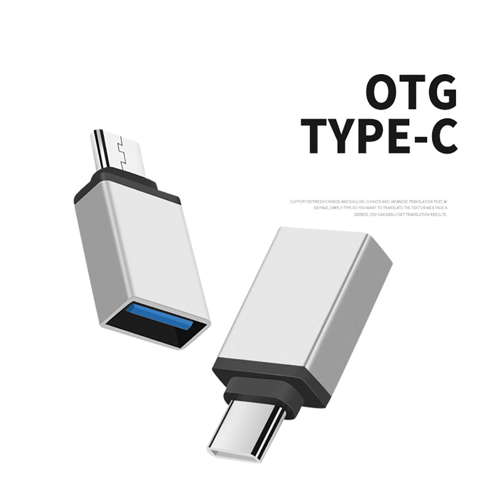 Adaptor Konverter Kepala Tipe C Ke USB OTG Universal Untuk Ponsel Keyboard Mouse