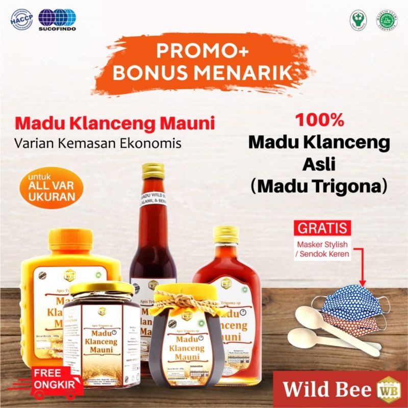 

Madu Klanceng Mauni | Lebah Apis Trigona , Madu Hutan Asli Murni Nusantara Wild Bee