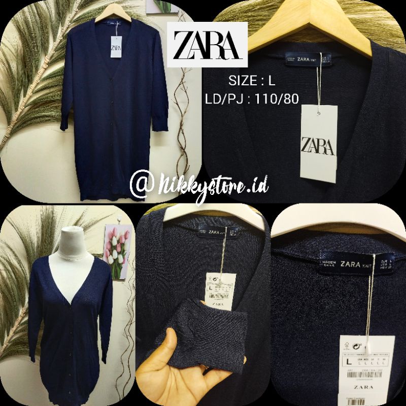 READY TERMURAH (NEW) ZARA KNIT SWEATER & CARDIGAN RAJUT WANITA ORIGINAL BRANDED (L)