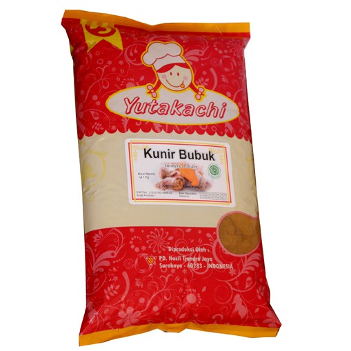 Kunyit Bubuk Super 1kg Yutakachi/ Kunir Bubuk/Turmeric Powder / Bumbu Dapur