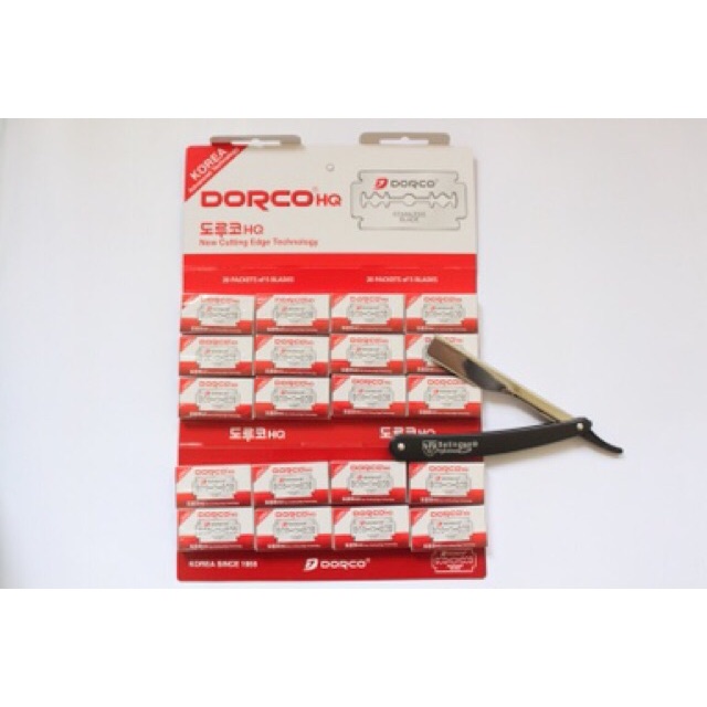 Bundling Silet Dorco Dan Razor / Pisau Cukur Silet Solingen