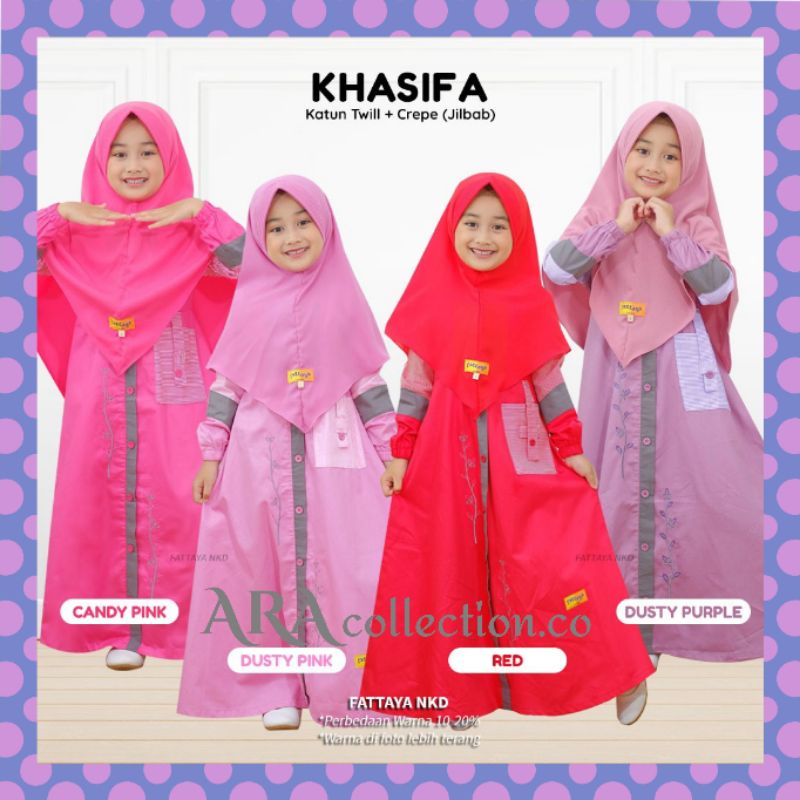 KHASIFA BY FATTAYA | GAMIS ANAK KHASIFA BY FATTAYA | GAMIS ANAK MERK FATTAYA | FATTAYA ORIGINAL