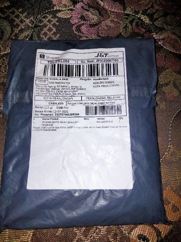 Piyama Batik Anak (produsen Langsung)