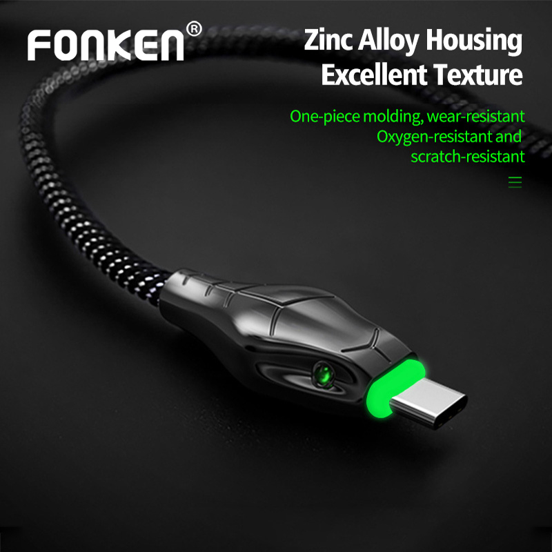 Fonken Kabel Charger 5a Tipe C Fast Charging 1m Untuk Samsung Huawei P40 Android Iphone 5a