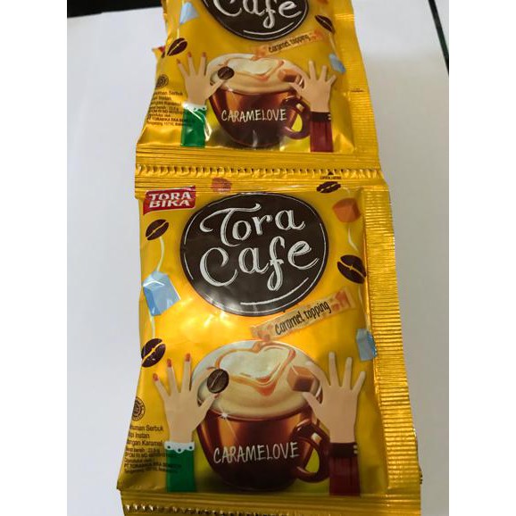 

Tora Cafe Caramel 1 Renceng / 10 Sachet / Sashet / Pcs / Toracafe