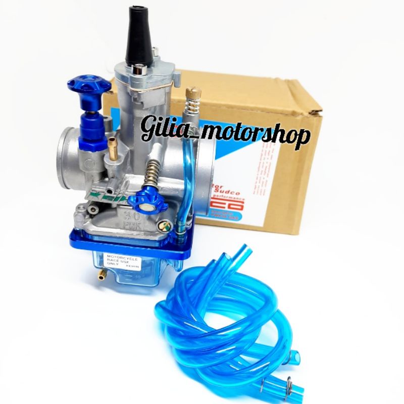 karburator Karbu Pwk28 - pwk30 - pwk32 - Pwk34 Mika Biru Transparan Keihin Racing Carburetor Karbu