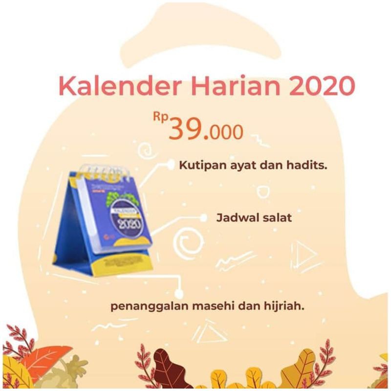 Kalender Harian Muslim 2020