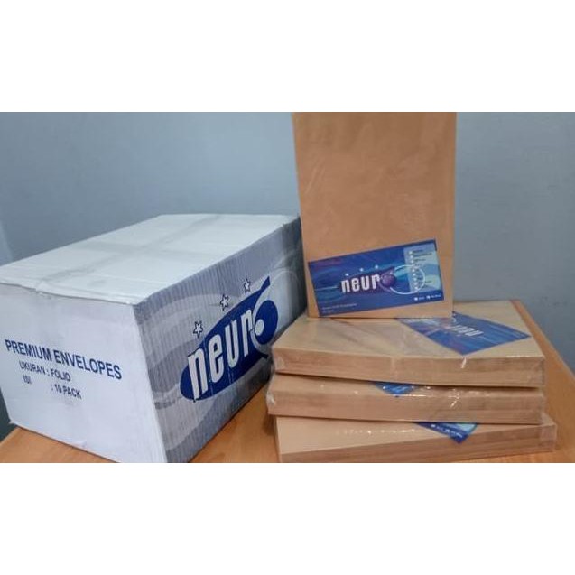 

[ 12.12 BIG SALE ]..>661XR KHUSUS GOSEND!!! Neuro Amplop Coklat Ukuran Folio SEAL