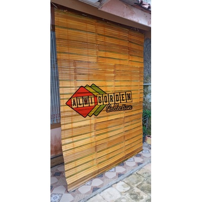 Tirai Bambu /Tirai Gulung luar Rumah/Tirai Penghalang Panas