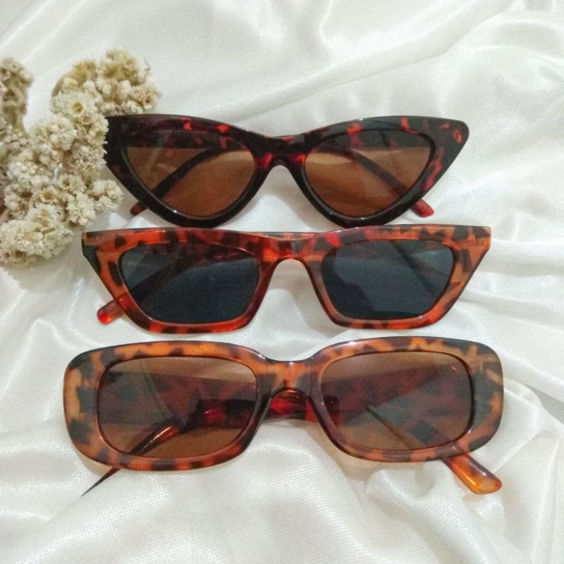 Sunglasses Leopard / Kacamata Hitam Leopard / Kacamata Murah / Kacamata Kekinian