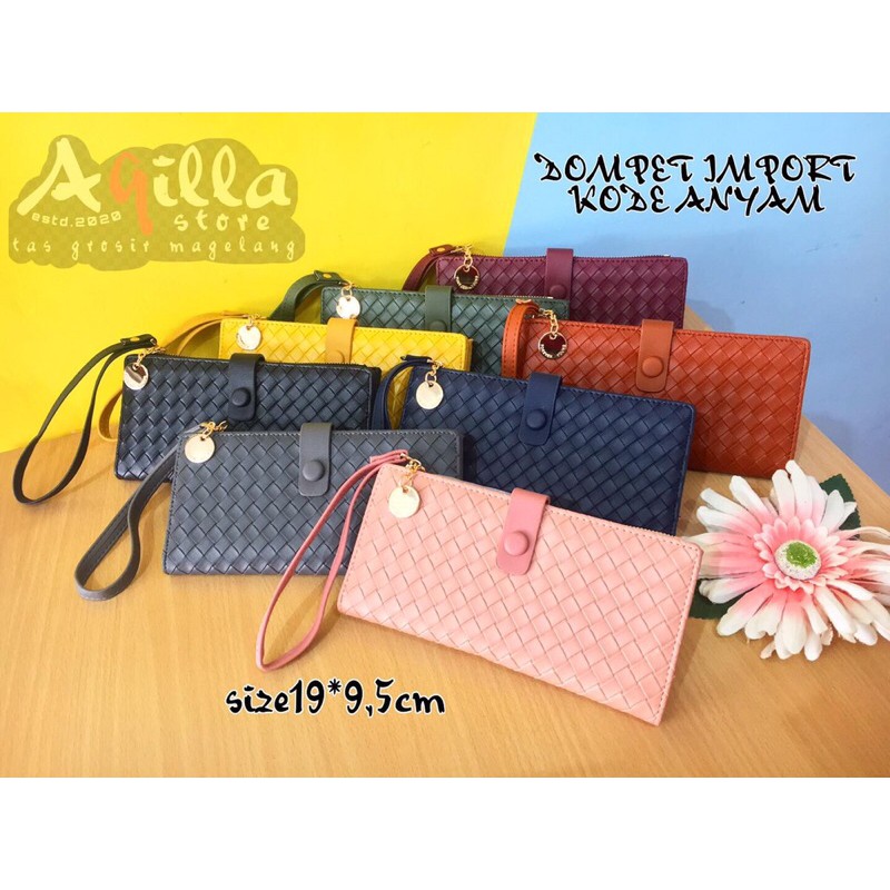 DOMPET IMPORT KODE ANYAM