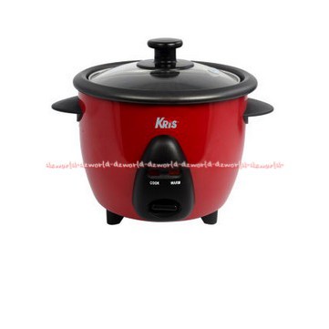 Kris Rice Cooker Mini 0.3L Penanak Nasi Kapasitas 0,3 Liter Travelling Magic com Ricecooker