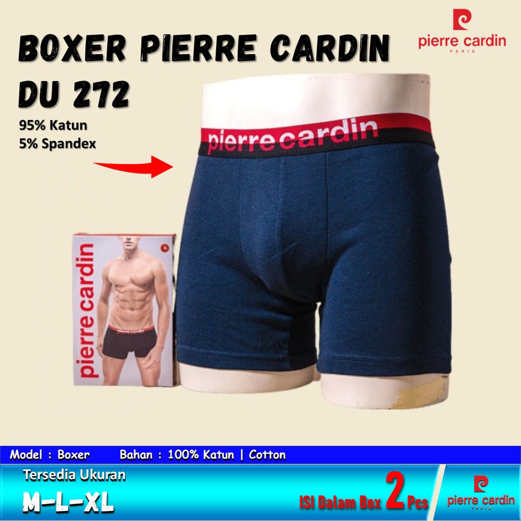 Celana Boxer Pria Pierre Cardin PC 272 ISI 2 PCS